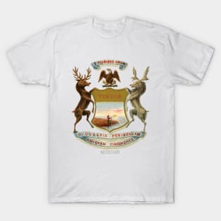 1876 Michigan Coat of Arms T-Shirt